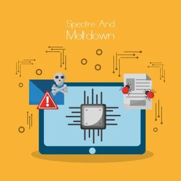 Table computer board circuit malicious software イラスト素材