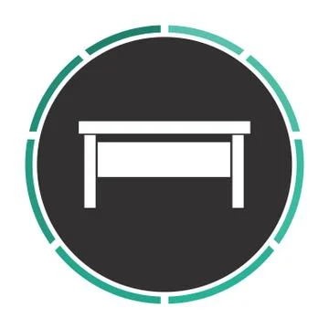 Table computer symbol Illustrazione stock