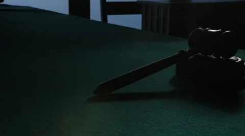 Table in court Stock Footage 41754098