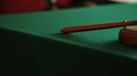 Table in court Stock Footage 42175306