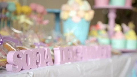 A Table Decorated for Celebration 2 스톡 동영상 97049908