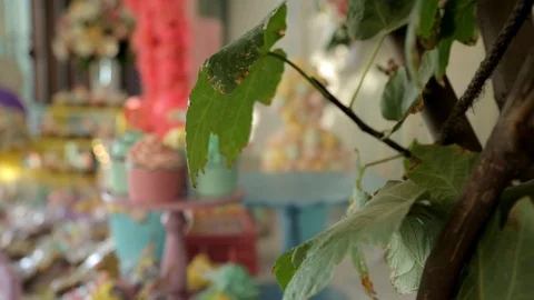 A Table Decorated for Celebration 4 스톡 동영상 97052427