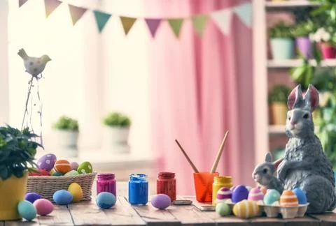 Table decorating for holiday Stock Photos