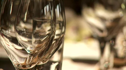 Table Decoration Stock Footage 524995