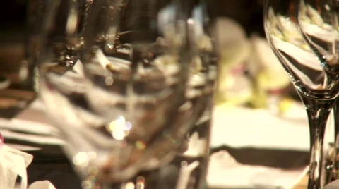 Table Decoration Stock Footage 524998