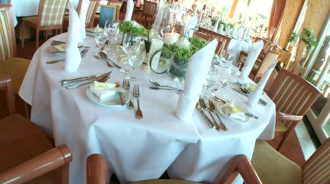 Table Decoration Video stock 586417