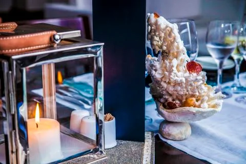 Table decoration Stock Photos