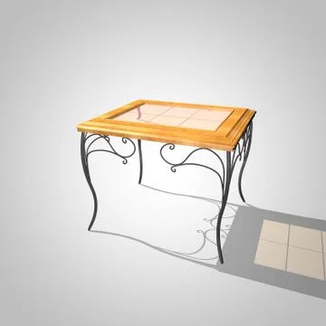 Table design Stock Illustration
