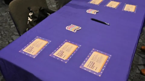 Table Display Stock-Footage 278485139