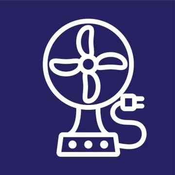 Table Fan Stock-Illustration