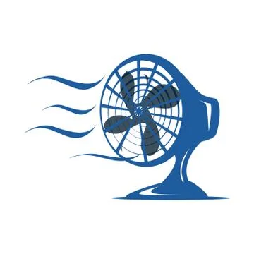 Table fan illustration Stock Illustration