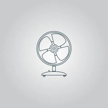 Table fan - vector illustration 스톡 일러스트