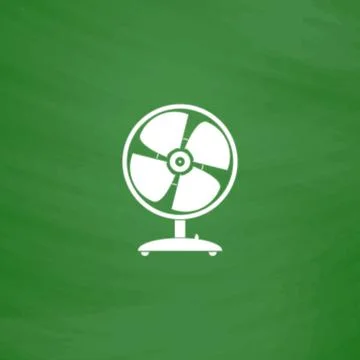 Table fan - vector illustration Stock Illustration