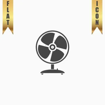 Table fan - vector illustration Stock Illustration