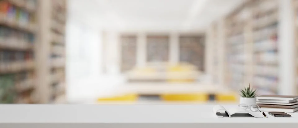 A table features a copy space for display products over a blurred backgroun.. イラスト素材