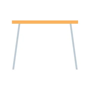 Table flat icon. Stock Illustration