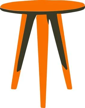 Table flat style isolate on background 库存插图
