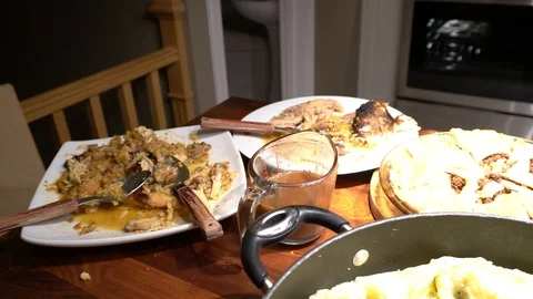 A Table With Food 스톡 동영상 122699810