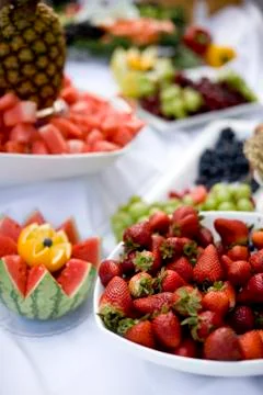 Table of food Stock Photos