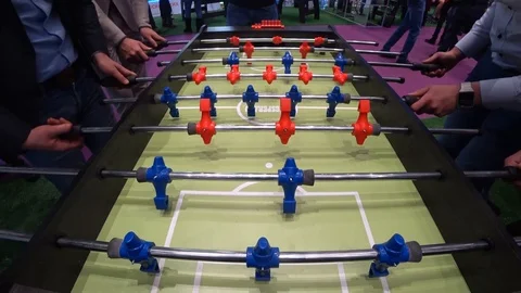 Table football Stock Footage 88259831