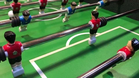 Table Football Video stock 136976987
