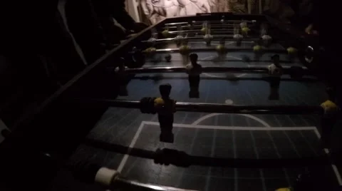 Table Football Game Stock Footage 67439762