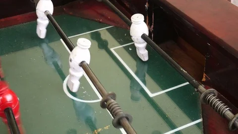 Table Football Game Stock Footage 81124941