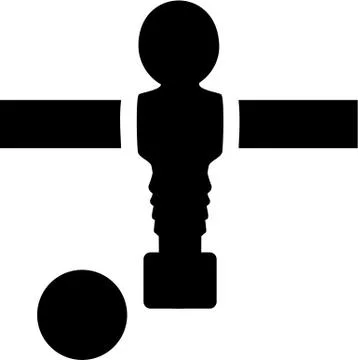 Table Football Icon Illustrazione stock