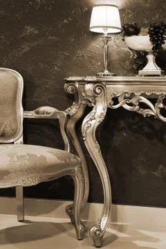 Table with fruit Stock Photos