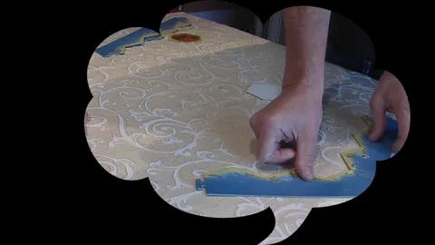 Table game. Homeliness. Vídeo Stock 127384994