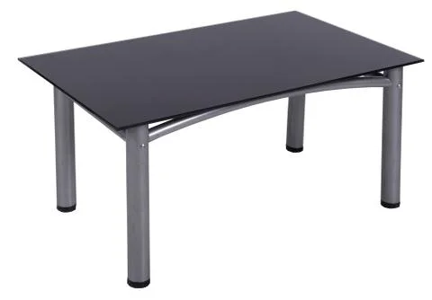 Table with a glass table-top Stock Photos