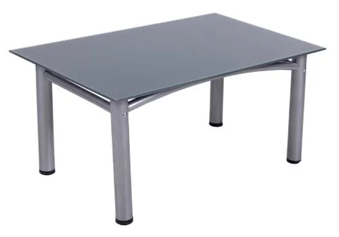 Table with a glass table-top Stock Photos