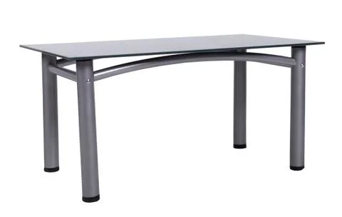 Table with a glass table-top Stock Photos