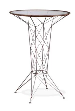 Table with a glass table-top Stock Photos