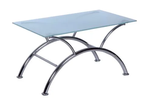 Table with a glass table-top Stock Photos