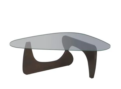 Table with a glass table-top Stock Photos