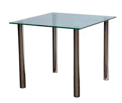 Table with a glass table-top Stock Photos