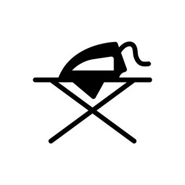 Table glyph flat icon Illustrazione stock