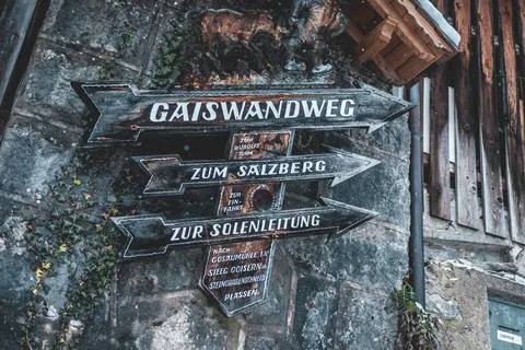 Table in Hallstatt Stock Photos