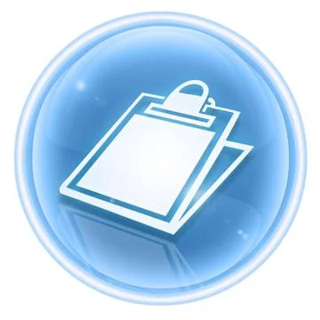 Table icon ice, isolated on white background. Stock-Illustration