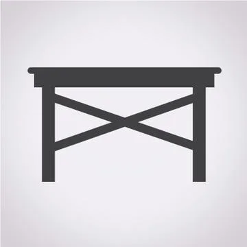 Table Icon Stock Illustration
