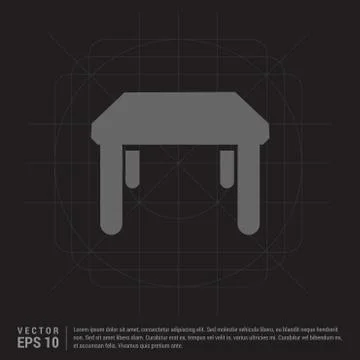 Table Icon Illustrazione stock
