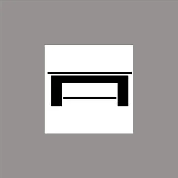 Table icon. wood table. Coffee table vector Stock Illustration