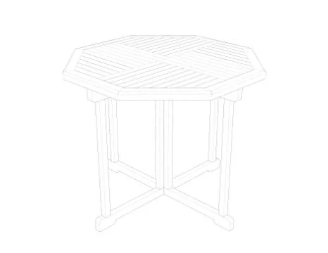 Table Stock Illustration