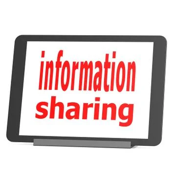 Table information sharing Stock-Illustration