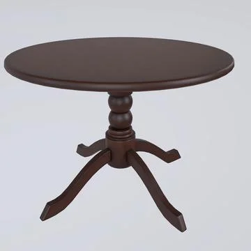 Table isolated on white background Stock Illustration