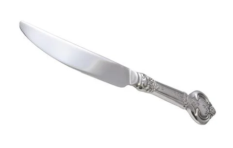 Table knife with a clipping path Stock Photos