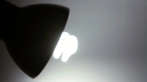 Table lamp on and off Stock Footage 14808612