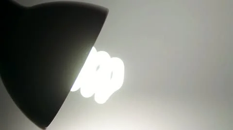 Table lamp on and off Stock Footage 14808614