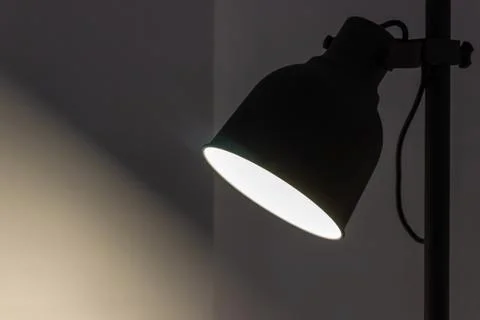 Table lamp, background Stock Photos